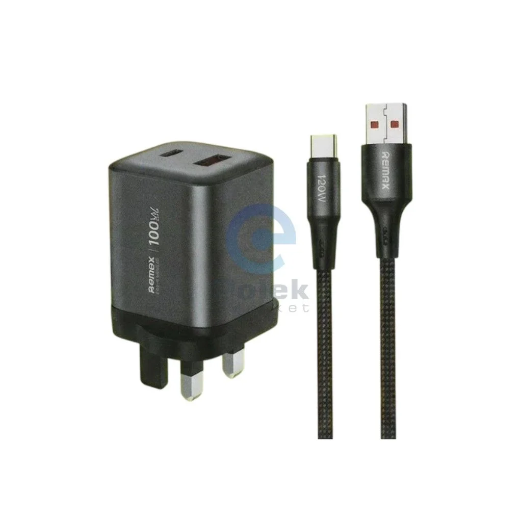 Remax CA-15 100W GaN Fast Charger Adapter with Cable