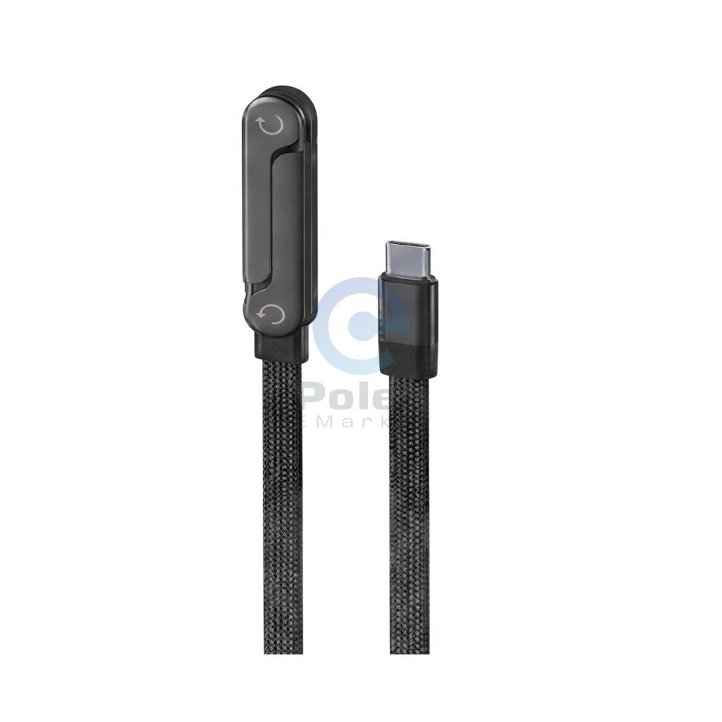 WUW X239 240W USB-C to USB-C Smart Charging Cable with Foldable Stand