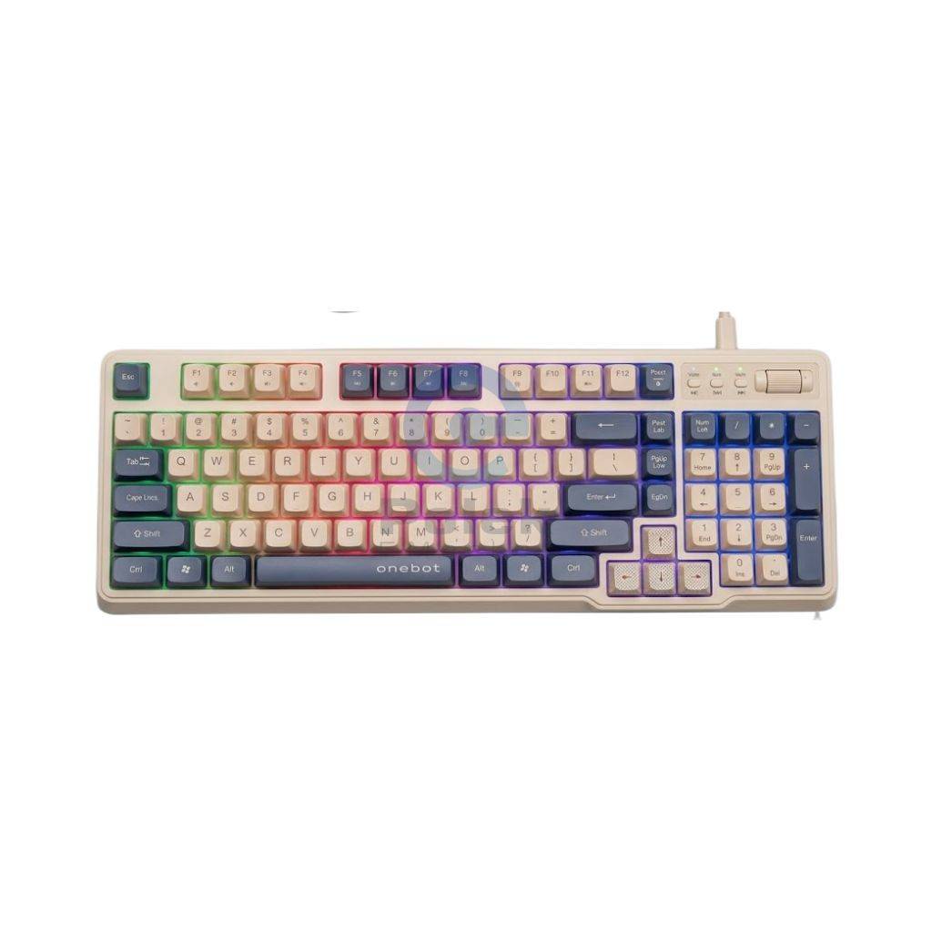 Onebot G200 Ergonomic RGB Wired Gaming Keyboard