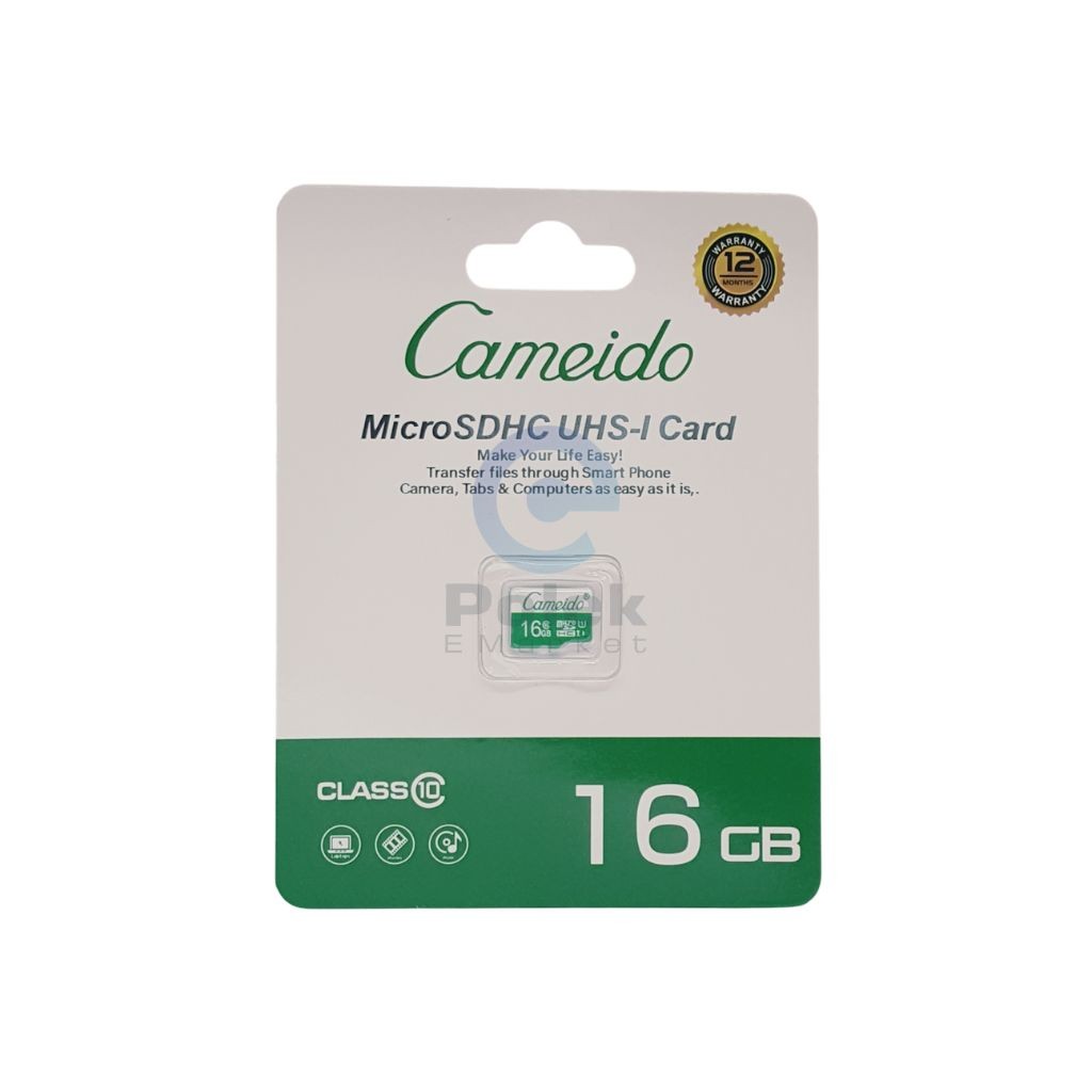 Cameido 16GB MicroSDHC Class 10 Memory Card