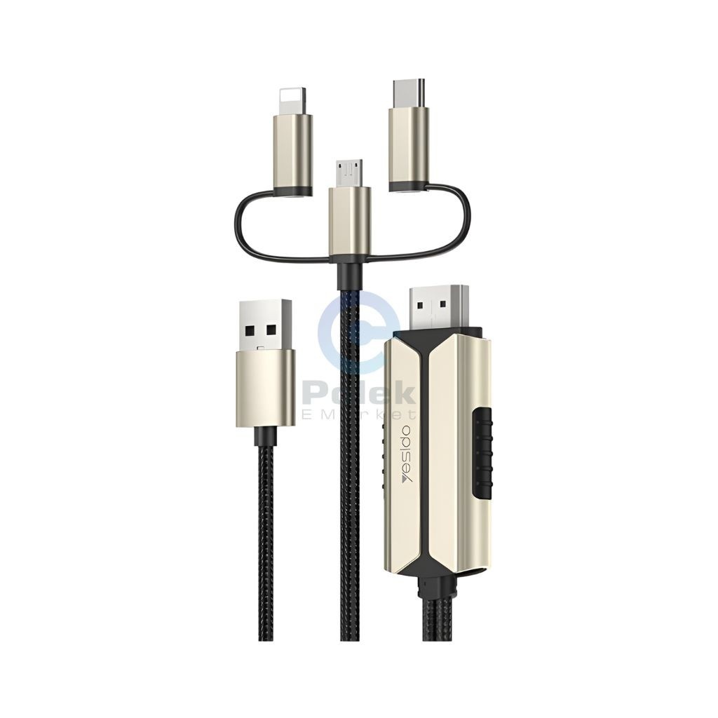 Yesido HM14 5-in-1 HDMI HDTV Adapter 2M