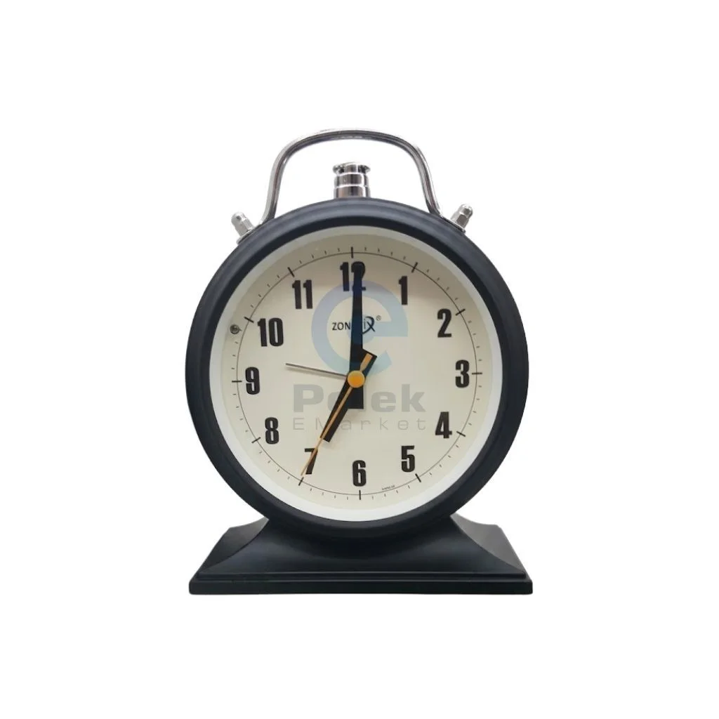 Zongyix SA606KE1 Vintage Silent Quartz Alarm Clock