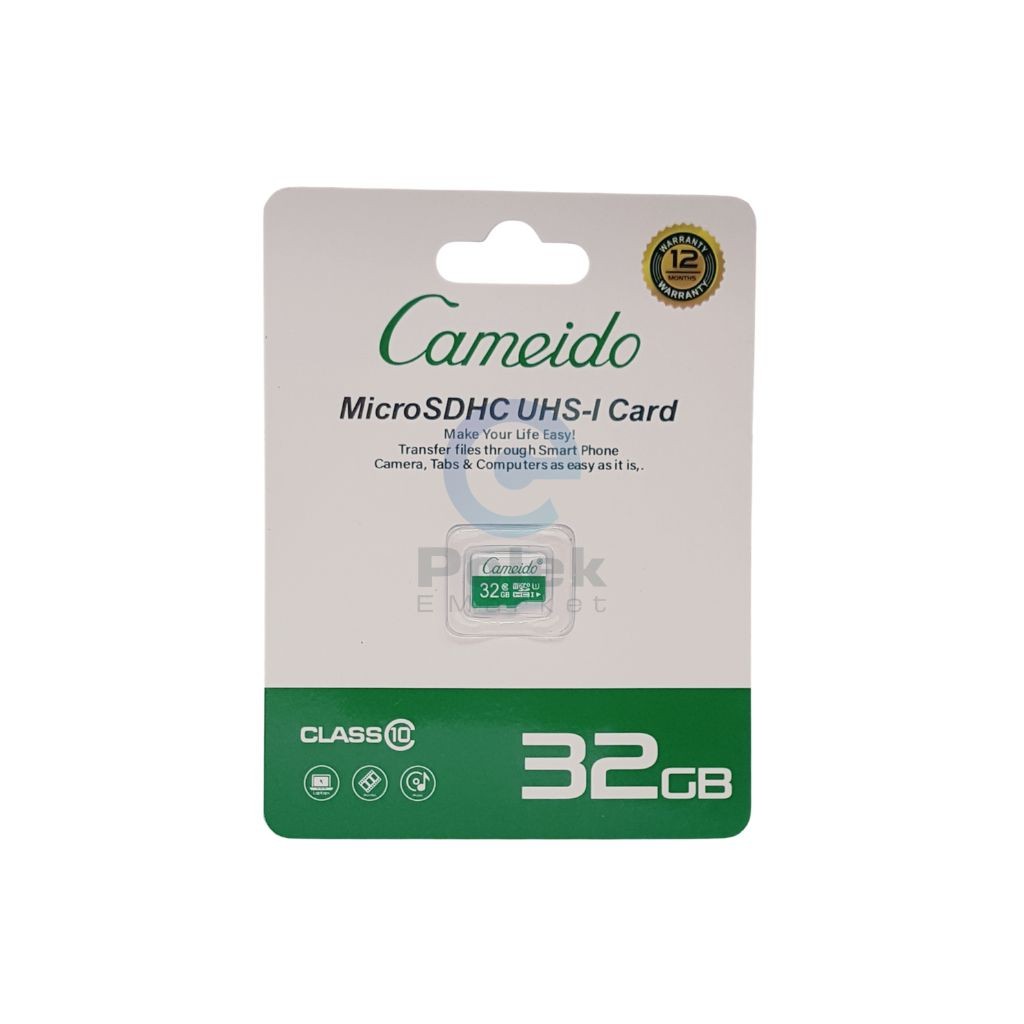Cameido 32GB MicroSDHC Class 10 Memory Card