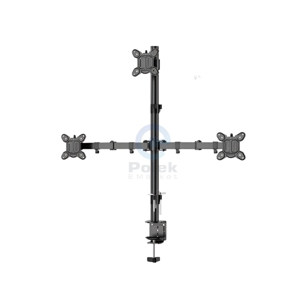 Zeno M623 Triple 15-27 Inch Monitor Desk Mount