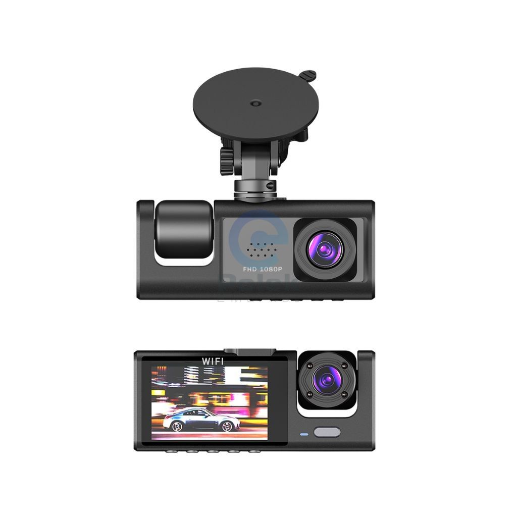 T171 3-Channel WiFi Dash Camera
