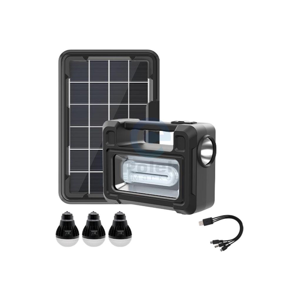 GDTIMES GD-8006A Emergency Solar Lighting System with 80W LED Light & 