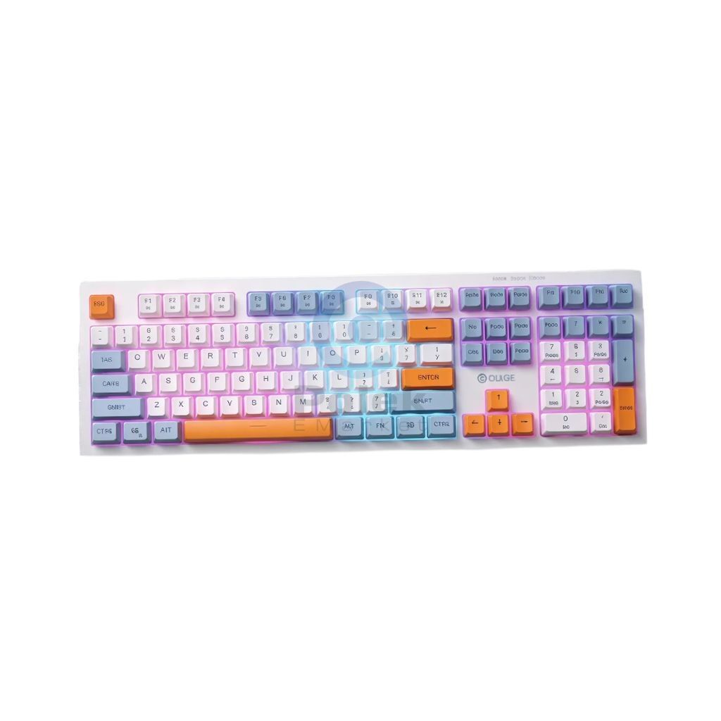 OIJIGE K108 104-Key Wired Gaming Keyboard