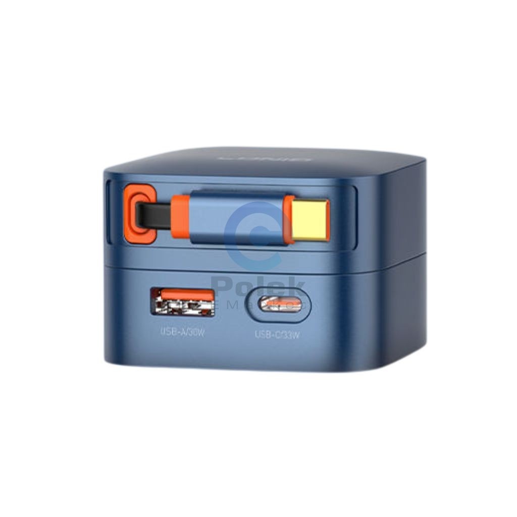 LDNIO Q9 33W PD Fast Charger with Retractable Cable