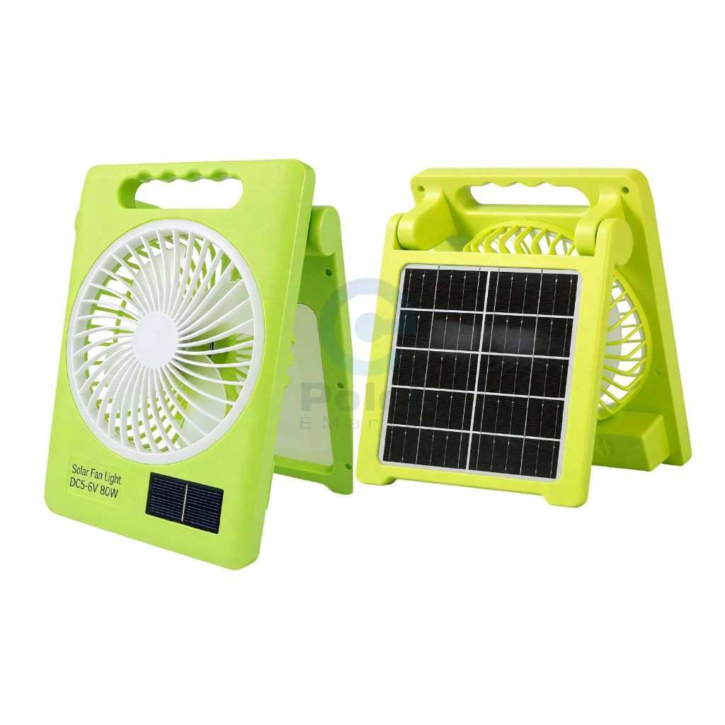 Portable Folding Solar Fan Light