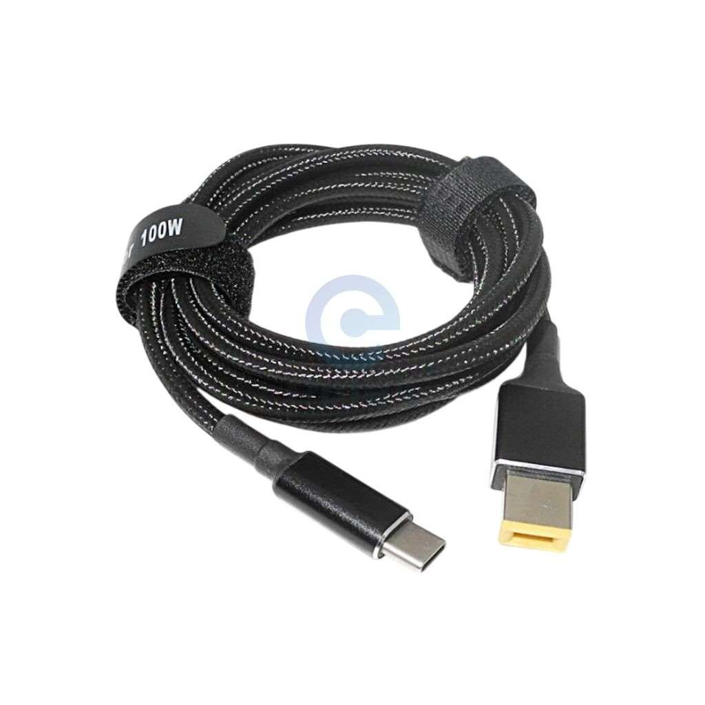 USB-C to Lenovo Square Tip PD 100W Charging Cable