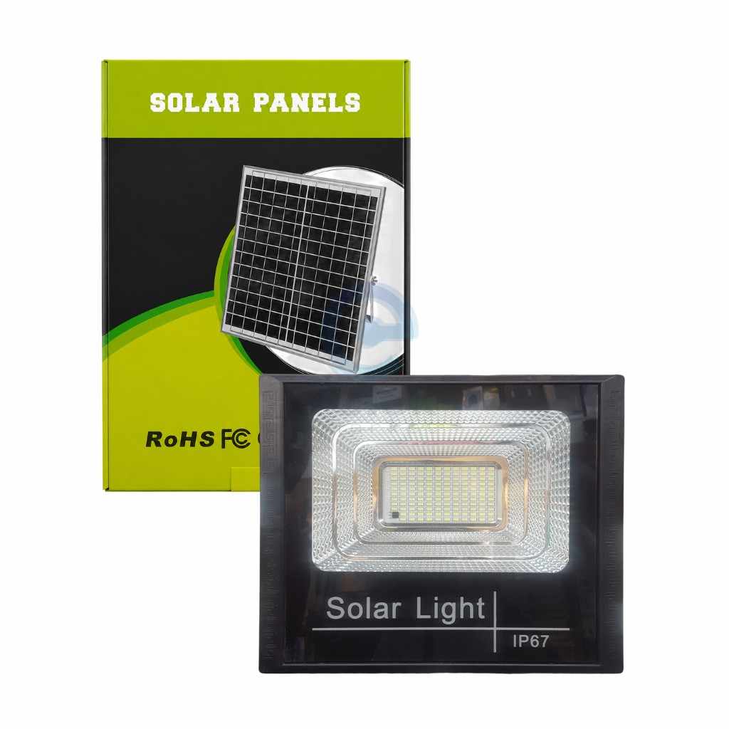 60W Solar Flood Light with Panel