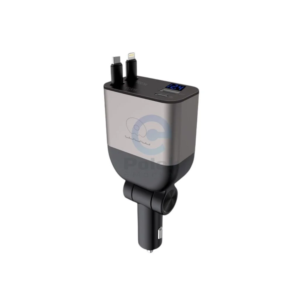WUW C221 30W Retractable Car Charger