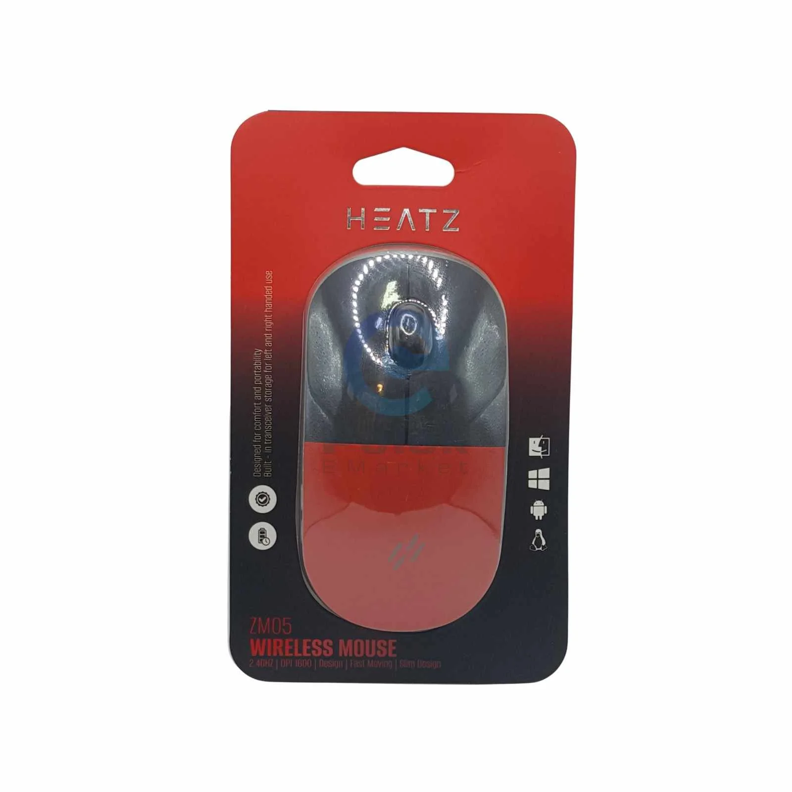 HEATZ ZM05 Wireless Mouse 1600 DPI 2.4GHz Slim Design